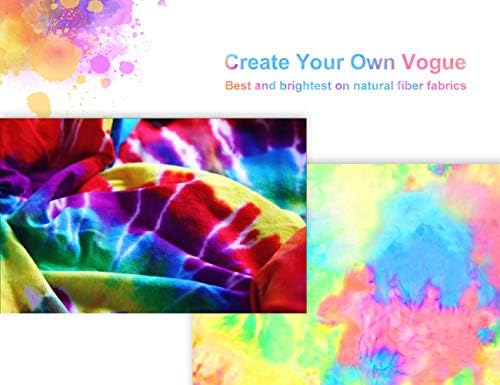 Комплект за оцветяване на равенство FiBERArt, 8 цвята, нетоксичная перманентная боя за тъкани, игри за деца и възрастни, партита и подаръци