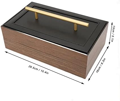 BDYHOO Дървена ковчег за бижута трехслойная голям капацитет ретро дизайн на кутия за съхранение на бижута, изработени от масивна дървесина ковчег-витрина тенис на би?