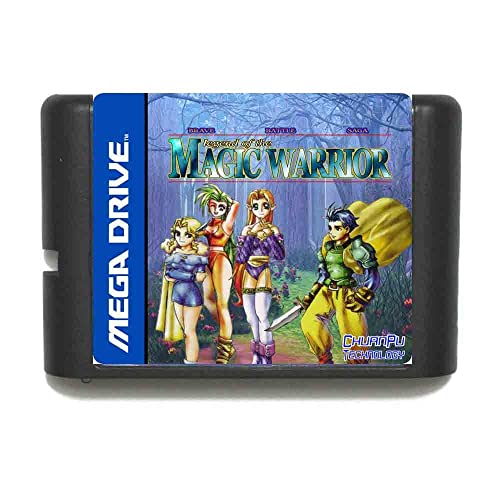 Храбрая Бойна сага Легендата за Магьосническия Воине 16 битова MD Игрална карта за Sega Mega Drive За Genesis-PAL-J
