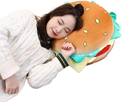 Плюшени кукли MIQUANGGO Възглавница за хамбургер Плюшен играчка Кукла Възглавница за кукли (Цвят: Възглавница за хамбургер, размер: 4520 см)