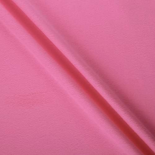 Однотонная фланелевая възглавница Mook Fabrics Snuggle, средно-розово, дължина 15 ярда
