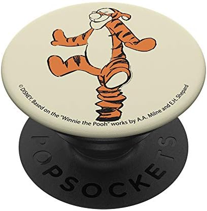 Disney Winnie The Pooh Tigger Подскачащи портрет PopSockets PopGrip: Замяна дръжка за телефони и таблети