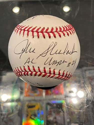1992 Световните серии Блу Джей Брейвз, Група на бригада, Подписан от бейсбольным клуб на West Shulock Jsa - Бейзболни топки с автографи