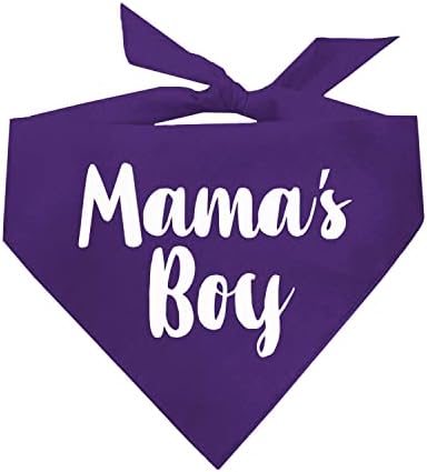 Кърпа за кучета Mama ' s Boy за Деня на майката (6 кралски, Един размер)