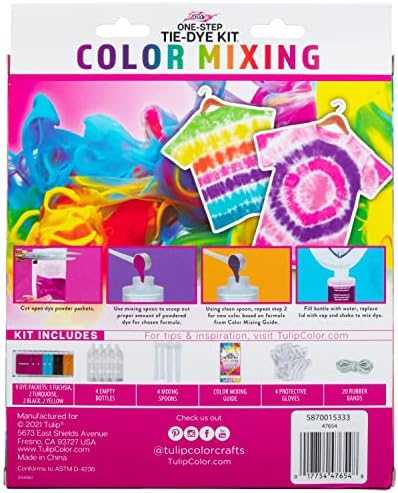 Комплект за смесване на цветове Tulip One-Step Tie-Dye