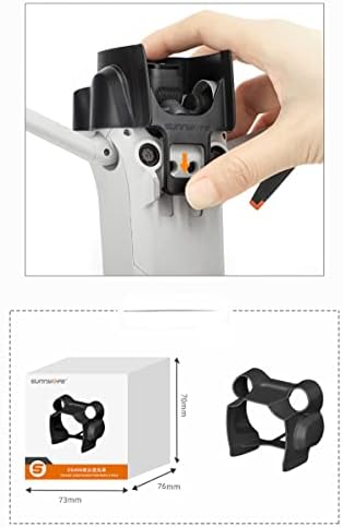 Mini Pro 3 Покриване на Кардана сенник за обектив обектив за DJI Mini Pro 3 RC на Камерата Аксесоари за Дрона Капак на Обектива Предпазна Козирка От Слънцето (Сив)