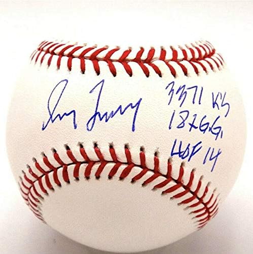 Грег Мэддукс Копито 14, 3371 Килограм, 18-кратно Количеството Gg, С подписа на Mlb Holo Автентичен Бейзбол Бейзболни топки с автографи