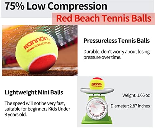 Тенис топки ZingVic Red - Тенис топка, без натиск, отскакивающий на 25%, за начинаещи, за занимания с деца, с вкара чанта за носене на ръка или на предавателна