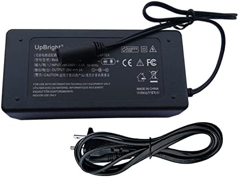 Ac/dc UpBrightl с 2 клипса 29, съвместим с wi-fi перезаряжаемым мебелен батерия Limoss MRP75894 MRP 75894 MC AKKU AKKU-Pack Pulaski, Електрически стол с възможност за сгъване на облегалката, кабел за захранване