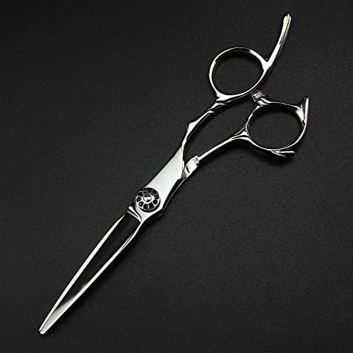 Ножица за подстригване на коса, 6-инчов професионален Японски ножици от стомана 440c с черен скъпоценния камък, ножица за подстригване на коса, филировочные фризьорски ножици, набор от фризьорски ножици (Цвят: комплект)