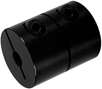 [OEM] за KP3S 3D Priner D20 L25 Гъвкав Съединител на вала 5x8x25 мм Конектор D20L25 Детайли 3D принтер Твърд Съединител на вала Стъпков скоба [Резервни части] (Цвят: черен размер: 1 бр.)