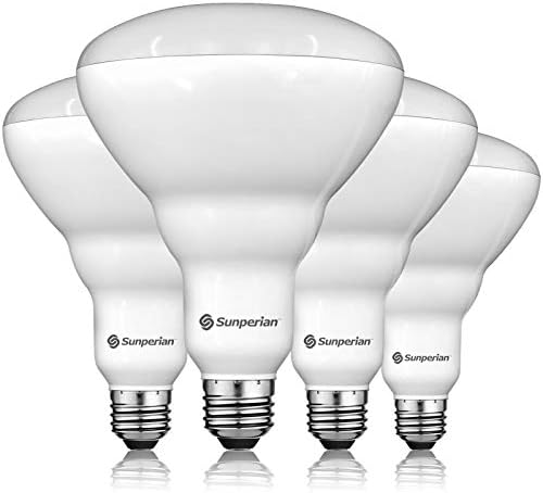 Led лампи SUNPERIAN BR40, 13 W = 85 W, естествен бял цвят 3500 До 1400 Лумена, Прожекторные лампи с регулируема яркост, вградени кутии се Изчислява на закрит лампа, изчислени на влага, посочени в UL, стандартна база