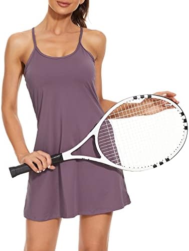 Теннисное рокля Zando с Къси панталони Под Нея - Спортни Рокли за Жени, Модерно Рокля За Тренировки, Облекло за Тренировки, части за Голф