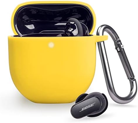 Силиконов калъф за слушалки Bose QuietComfort II 2022, Мек устойчив на удари Силиконов Защитен Калъф-Хастар за слушалки Bose QuietComfort II (Жълт)