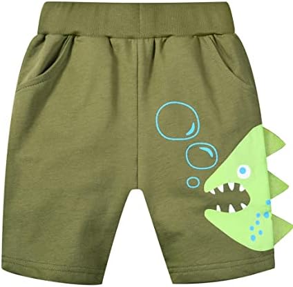 Летни Памучни Шорти с джоб за малки момчета TLAENSON, Ежедневни панталони, за активни бегачи, 2 опаковки /3 опаковка