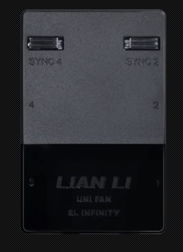 Изключителен контролер LIANLI UNI Фен SLIN120, UNI ХЪБ in-CONNECT3, Черен, Съвместим с L-Connect 3