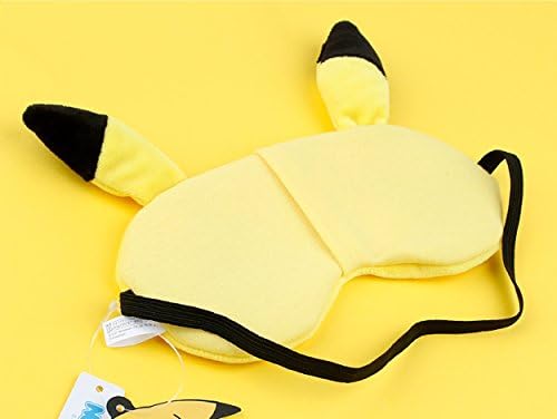 Маска за сън Pokemon Snorlax / Маска За Сън Pikachu Face / Удобна и Мека Маска За сън (Пикачу)