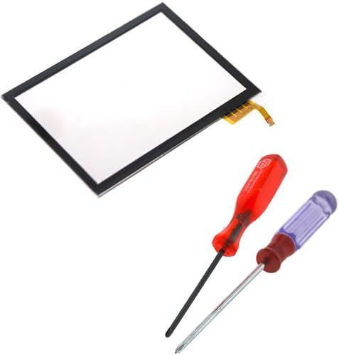 GTMax Взаимозаменяеми долния Сензорен LCD екран + Комплект Магнитни Отвертки Tri-Wing/Cross Wind за Nintendo DS Lite